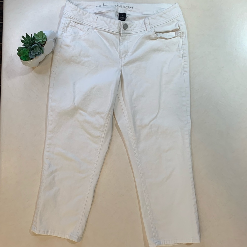 Lane Bryant genius fit cropped jeans